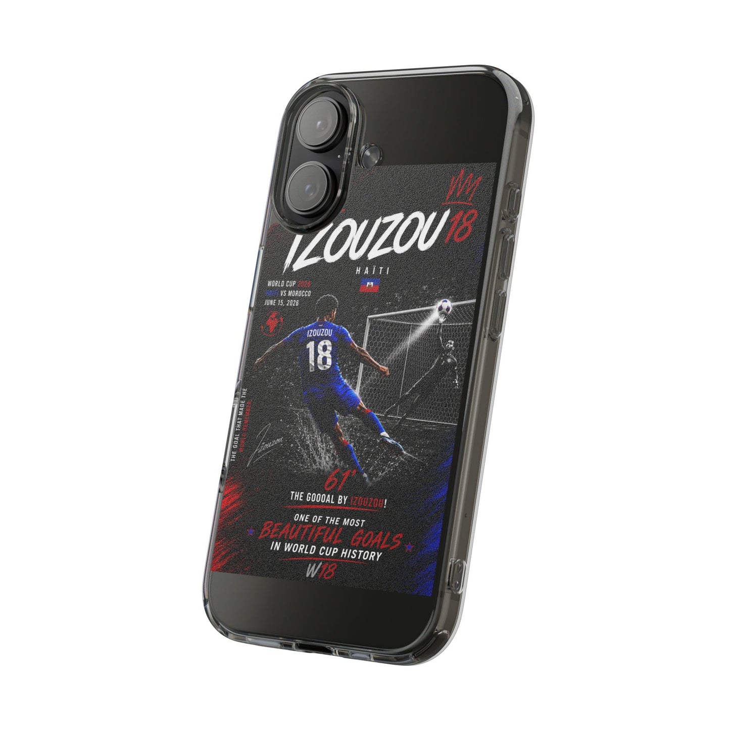 Clear Impact-Resistant Cases. IZOUZOU #18 World Cup History