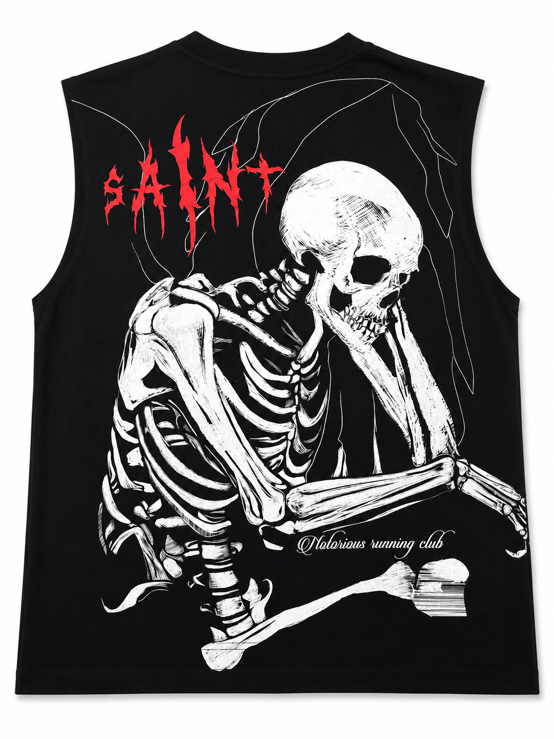 Saint Skeleton T-Shirt Size L